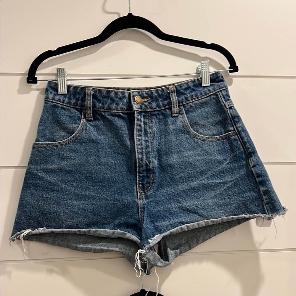 Blue Jean Shorts- Dusters High Rise Slim